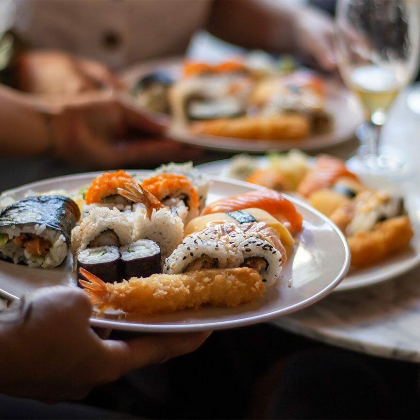 title blog wine and sushi